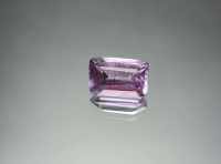 พลอยอเมทิสต์ (Amethyst) "อัญมณีแห่งความรัก ความสงบ" น้ำหนัก 0.58 ct ขนาด4.2x3x6.4 mm. พลอยแท้ 100% เนื้อดี ราคาถูก