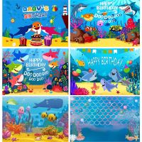 【CW】 SHENGYONGBAO Underwater Photography Background Baby Birthday Backdrop Photo Studio Shoot Props 210519-B1