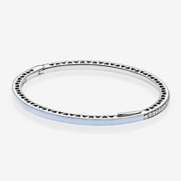 New Fashion Bangle Fit Original Pandora Argent 925 Femme DIY Charms Beadeds Handmade Custom Beads Femme Bracelets Jewelry Women