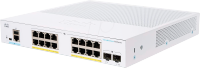 Cisco CBS350-16P-2G-EU 16 Gigabit PoE Plus ports with 120W power budget + 2 Gigabit SFP