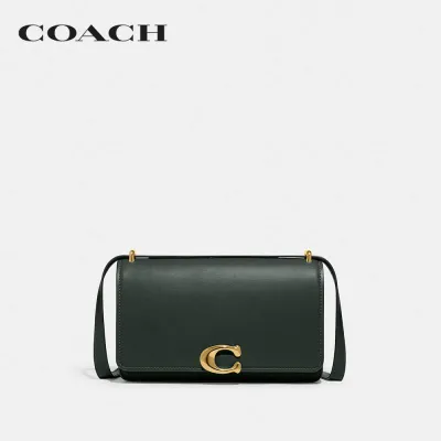 COACH กระเป๋าสะพายไหล่ผู้หญิงรุ่น Bandit Shoulder Bag สีเขียว CC416 B4RFT