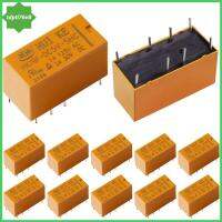 TDPTI76V8 12ชิ้นโมดูลรีเลย์ DC 5V คอยล์รีเลย์กำลัง8ขารีเลย์กำลังไฟ2NC HK19F-DC5V-SHG โมดูลรีเลย์สวิตช์