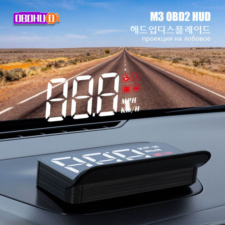 m3 auto hud obd2 head up display