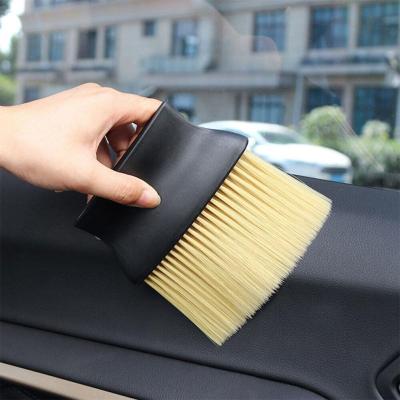 Automobile Interior Dust Brush Air Outlet Dust Cleaning Brush Bristle Supplies Dust Car Soft Cleaning Brush Gap Brush T4K7