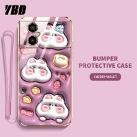 YBD เคส3D เคสสำหรับ Xiaomi POCO M4 5G ลายการ์ตูนน่ารักใหม่เคสนิ่มกรณีโทรศัพท์รูปแบบเคลื่อนไหว