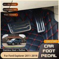 Car Pedals for Ford Explorer Classic U502 2011~2019 Accelerator Brake Stainless Steel Non-slip Pedal Pads 2015 2016 2017 2018 Pedals  Pedal Accessorie