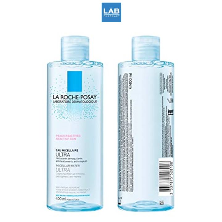 la-roche-posay-micellar-water-ultra-reactive-skin-400-ml-เช็ดเครื่องสำอาง-สำหรับผิวแห้งมาก-ไวต่อการระคายเคือง
