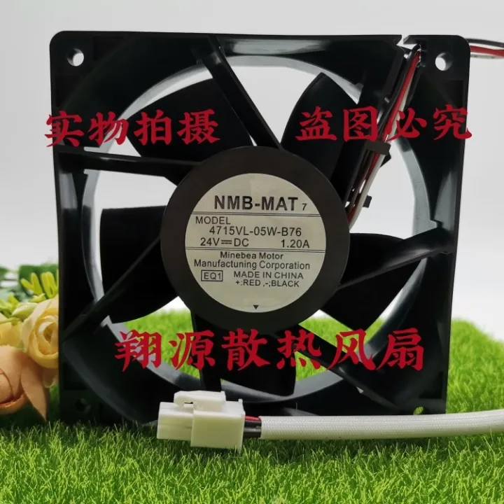 2022ล่าสุด NMB 4715VL-05W-B76 24V 1.20A 12ซม. 12038 ACS880พัดลมอินเวอร์ ...