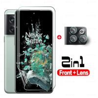 2in1 Full Glue Clear Hydrogel Film Not Glass For Oneplus Ace Pro Camera Lens Screen Protector For One Plus 10 T R 10T 10R 10pro