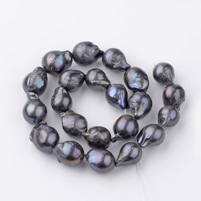 1 Strand Natural Keshi Pearl Beads Strands Drop PrussianBlue For DIY Jewelry bracelet necklace Accessories Finding Making