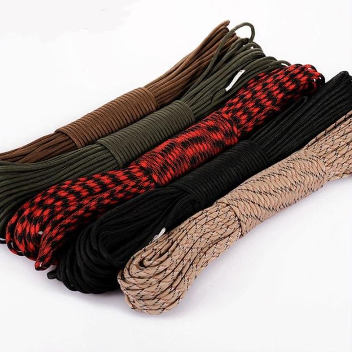 support-cod-huilopker-เชือกแคมป์ปิ้งตั้งแคมป์ราวตากผ้า100สำหรับร่มชูชีพปีนเขาสาย2มม-เชือกหนึ่งเมตร