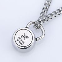 Necklace Men Fitness Kettlebell Pendants Stainless Steel Chain Necklace Jewelry for Neck Hip Hop Simple Necklace Women Wholesale Fashion Chain Necklac