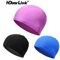 ✿ HdoorLink หมวกว่ายน้ำผู้ใหญ่ผู้ชาย,ขายดีว่ายน้ำกันน้ำวิกคอสเพลย์ผมยาวผู้หญิงฟรีไซส์เด็กบางเฉียบ