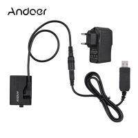 Andoer ACK-E10 5 โวลต์USB Dummy Batt-Ery DC Coupler (เปลี่ยนสำหรับLP-E10) กับอะแดปเตอร์เข้ากันได้กับCa-Non EOS Rebel T3/T5/T6/T7/T100/Kiss X50/Kiss X70/1100D/1200D/1300D/2000D/4000D