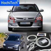 Hochitech Rgb ตานางฟ้าไฟ Led แสดงสีต่างๆชุดแหวนแต่งรถความสว่างสูงสำหรับ Hyundai I30 2008 2009 2010 2011