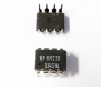 5 PCS 6N138 OPTOCOUPLER, อินพุต DC 1 ช่อง, DARL ฐานเอาท์พุท DC, 8 - Pin พลาสติกจุ่ม, 3.04 มม. x 9.91 มม. X 6.86 มม. W