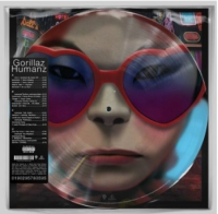 Street Fighter Gorillaz Humanz 2LP black glue album limited painting glue.