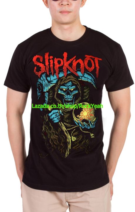 เสื้อวง-slipknot-สลิปน็อต-ไซส์ยุโรป-เสื้อยืดวงดนตรีร็อค-เสื้อร็อค-rcm1752-ราคาคนไทย