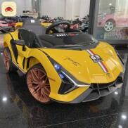 Bản Cao Cấp Ô tô điện Lamboghini XGZ 7188 bánh cao su ghế nệm da cao cấp 2
