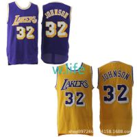 Nba Jersey Lakers No. Basketball Jersey 32 Johnson Embroidered