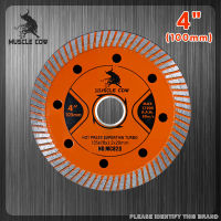 MUSCLE COW Diamond blade ใบตัดเพชร ใบตัดคอนกรีต ใบตัดแกรนิตโต้ ใบตัดกระเบื้อง 4 นิ้ว บางเพียง1.2 มิล มีประสิทธิภาพในการตัดสูง