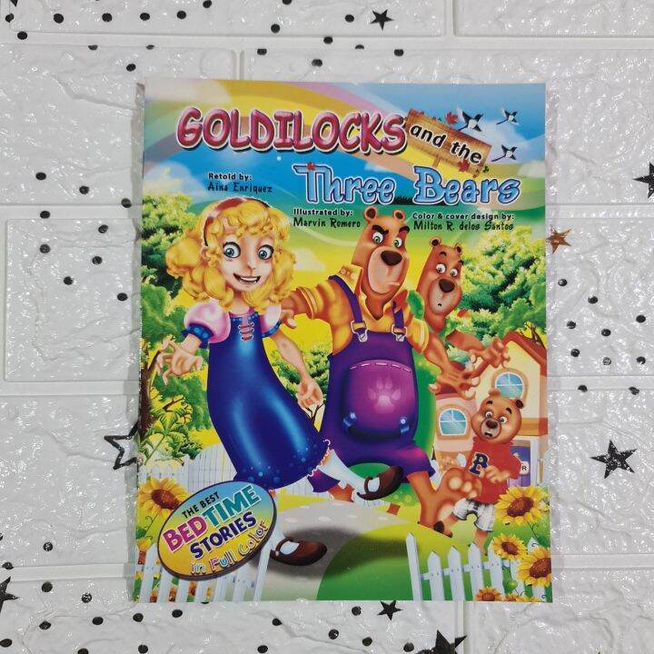 The Best BEDTIME Stories In Full Color Goldilocks And The Three Bears ...