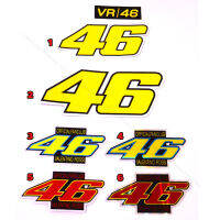 สติ๊กเกอร์แต่งรถ รถแข่ง VR46 เบอร์ 46 วาเลนตีโน่ รอสซี่ แต่งรถ สไตล์รถแข่ง