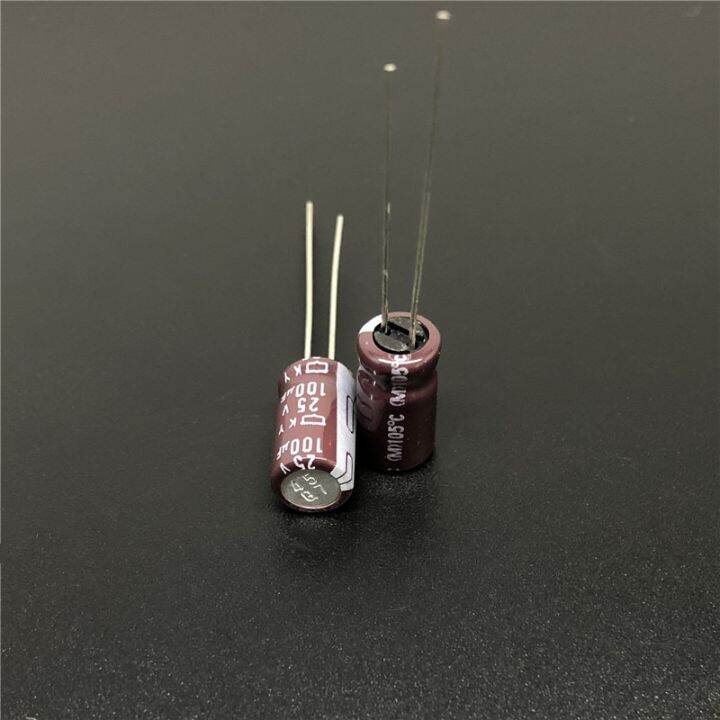 10pcs-100uf-25v-ncc-ky-series-6-3x11mm-low-impedance-original-25v100uf-motherboard-capacitor