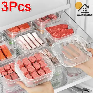 Food Storage Containers Miscellaneous Food Sub Packaging Freezer Box  Reducing Meal Quantitative Small Lunch Box Refrigerator Storage Fresh  Keeping Box 