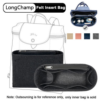 สำหรับ Longchamp LE PLIAGE กระเป๋าเป้สะพายหลังรู้สึกกระเป๋าใส่กระเป๋าจัดระเบียบเดินทางกระเป๋าเป้สะพายหลัง Shapers กระเป๋าเก็บของแบ่ง