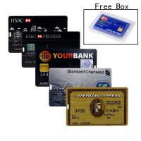 High Speed Credit Card USB Flash Drive 32G Pendrive 64G USB Stick 16G Flash Drive Memory Stick Storage HSBC Bank Card Pen Drive