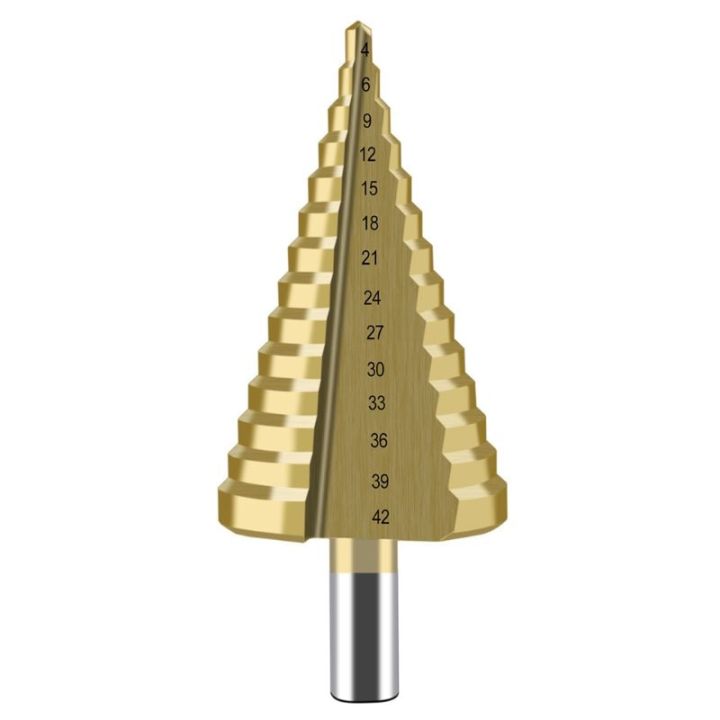 4-42mm-hss-for-titanium-coated-step-drill-bit-drilling-power-tool-for-metal-wood-drills-drivers