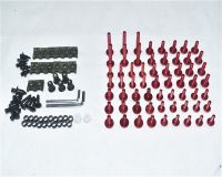 【In-demand】 Ebrahim Auto CNC Complete Fairing Bolts ตัวถังรถสกรู Nuts Kit สำหรับ Fit Aprilia GPR125 RS125 RSV4 APRC RF RSV1000R