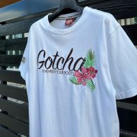 GOTCHA เสื้อยืดสีขาว (สภาพใหม่)