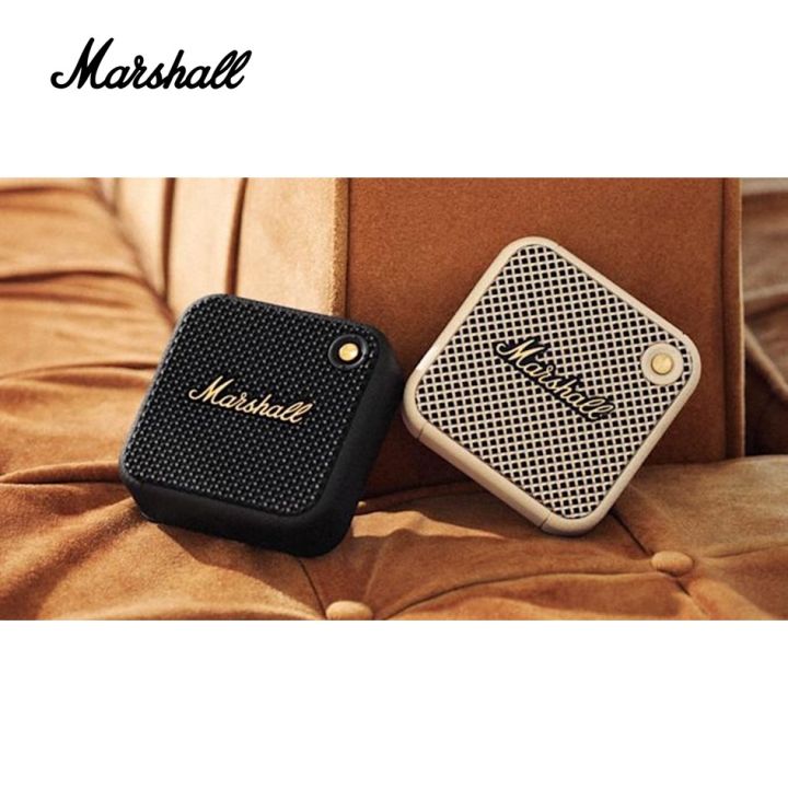 ลำโพง-marshall-willen-ใหม่-ล่าสุด-2022-พร้อมส่งmarshall-willen-10w-สวยคลาสสิกเล็ก-กระทัดรัด-พกพาง่ายฟังต่อเนื่องได้นานถึง-15-ชม-สินค้า-แท้-ขายก่อนใคร