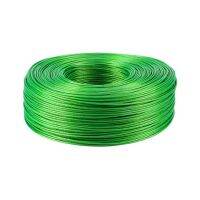 100 Meters Steel wire Green PVC Coated Flexible Steel Cord Rope Cable for Clothesline Greenhouse Grape Rack Shed 2mm