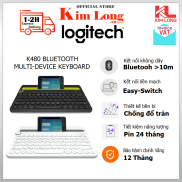Bàn phím Logitech K480 không dây Kết nối cùng lúc 3 thiết bị
