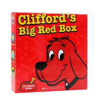 Original and genuine English clifford S the big red dog box 10 big red dog cliff American primary school book list enlightenment reading emotion enlightenment beam interesting picture book friendship establishment life common sense