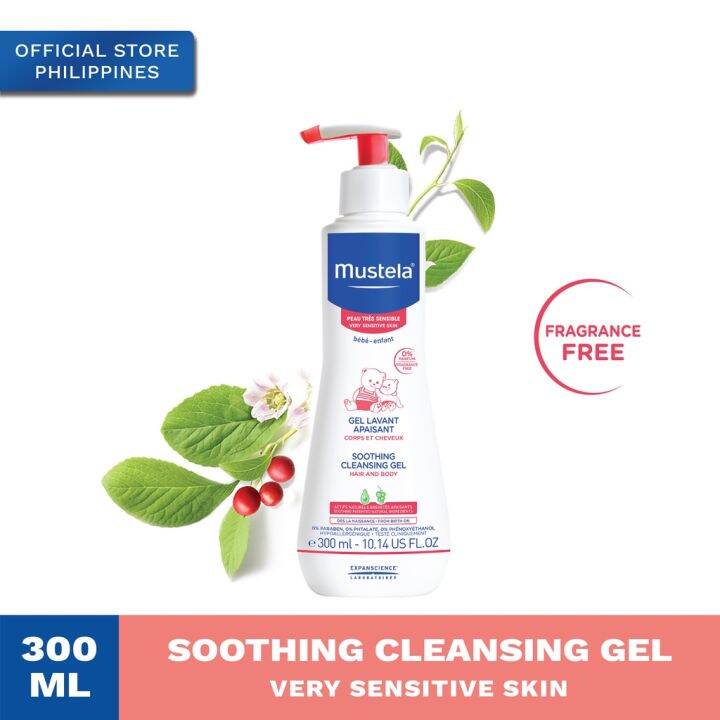 Mustela Soothing Cleansing Gel 300 ml, Very Sensitive Skin Lazada PH