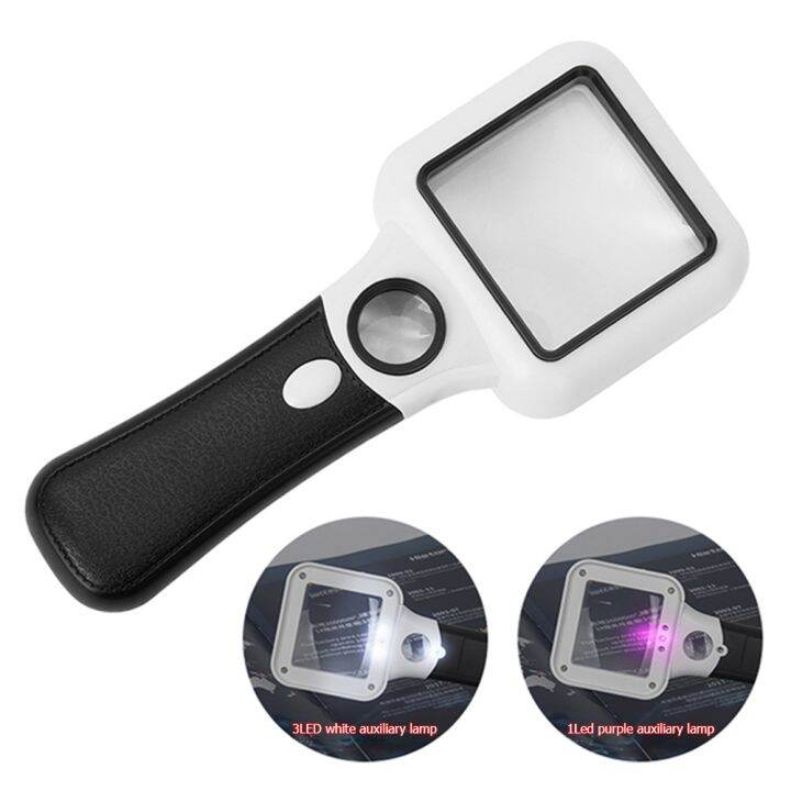 5x-45x-illuminated-magnifier-with-3led-uv-lamp-reading-magnification-loupe-glass-jewelry-banknote-inspection-handheld-tool