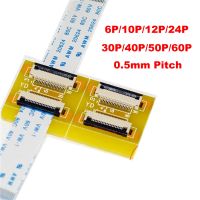 ChengHaoRan 1pc FPC FFC Flexible Flat Cable Extension Board 0.5 Pitch 6pin 10pin 12pin 24pin 30pin 40pin 50pin 60pin Connector