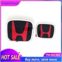 【 ร้อนแรง 】（Black&amp;Red） Honda CRV 2017-2018 Front &amp; Rear H Logo(BadgeEmblem) SLJ+SYY (2PCS)