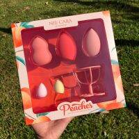 ▶️ Nee Cara Peach Beauty Egg Set #N220 : ชุดพัฟไข่ 5 ชิ้น [ จัดส่งทั่วประเทศ ]