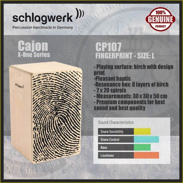 Schlagwerk Cajon X-One L Size CP107 - Fingerprint | Lazada