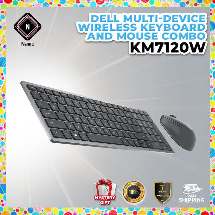 Dell MultiDevice Wireless Keyboard and Mouse Combo KM7120W Lazada