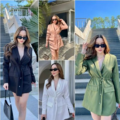 Christina tie-it-up blazer
งานรุ่นใหม่สวยแพง แตกแตนมากๆแม่ ใส่ได้หลายแบบ แมชได้หลายลุค ลูกรักแน่นอนค่ะตัวนี้