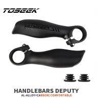 TOSEEK คาร์บอน MTB ปลายบาร์ถุงมือ Anatomica สีดำจักรยานเสือภูเขาชิ้นส่วนบาร์เอนด์มือจับอุปกรณ์จักรยานอื่นๆ