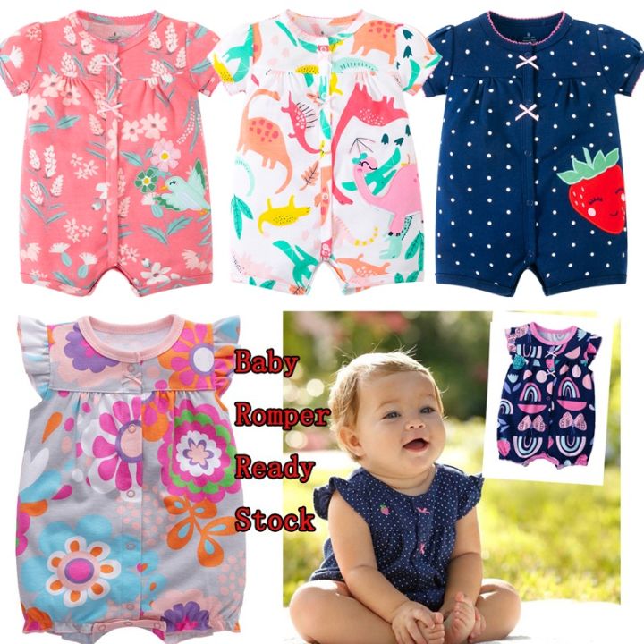 Carters girls clearance rompers