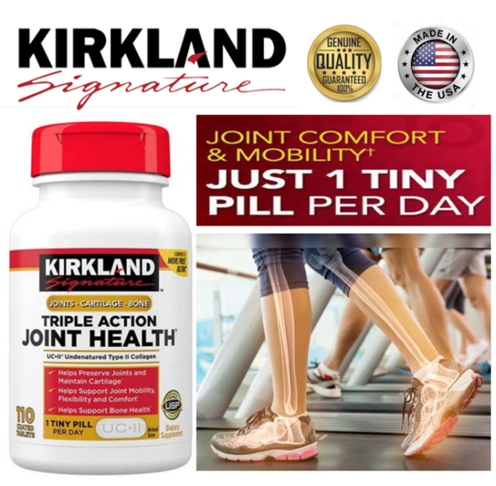 Kirkland Signature Triple Action Joint Health 110 Tablets UC2 Joints