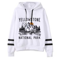 Yellowstone เสื้อมีฮู้ดขนแกะลายกราฟิกเสื้อสไตล์อานิเมะแบบกอธิคสำหรับผู้หญิงมีฮู้ดน่ารัก